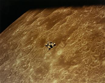 (NASA--MISSIONS TO THE MOON) Group of 23 photographs from four of the Apollo missions, including Apollo 11, the first to land men on th